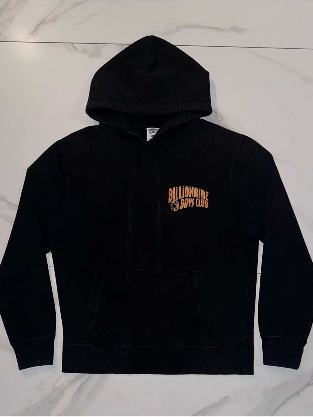 Billionaire Boys Club BB Astro Helmet Logo Pullover Hoodie Black/Gold Size L